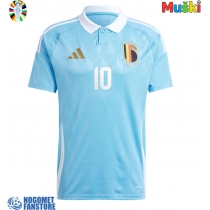 Belgija Romelu Lukaku #10 Gostujuci Dres EP 2024 Kratak Rukav